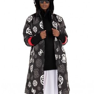 Guess Logo Long puffer jacket